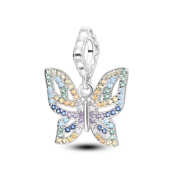 925 Sterling Silver Butterfly Charm