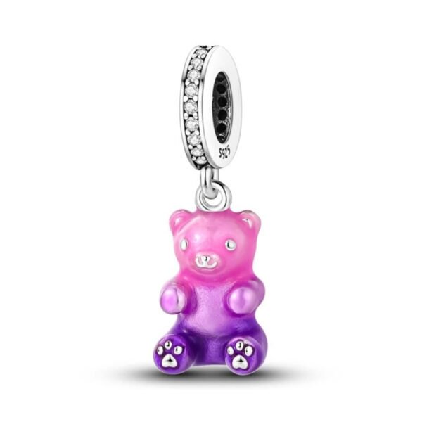 925 Sterling Silver Gummy Bear Charm