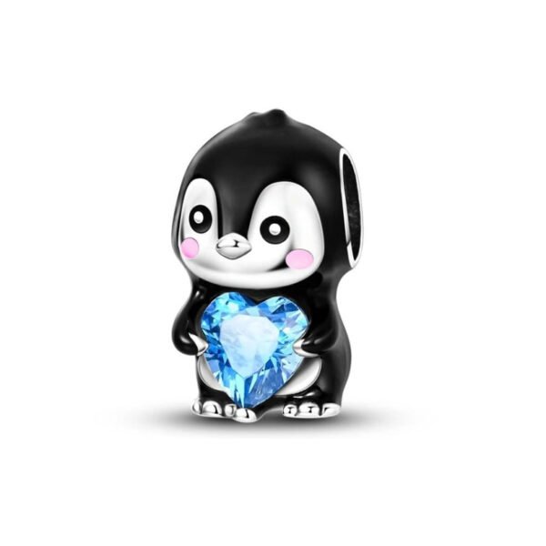 925 Sterling Silver Baby Penguin Charm