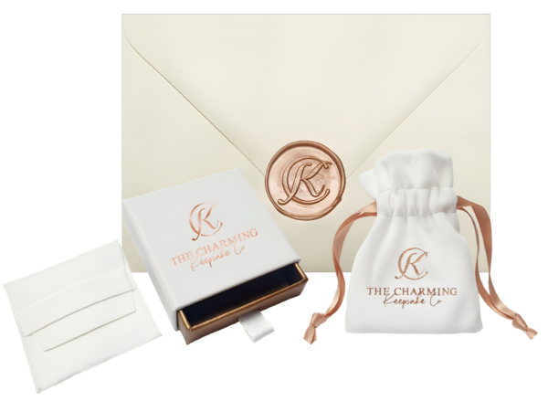 40th Birthday Charm 925 Sterling Silver and Rose Gold - Image 4