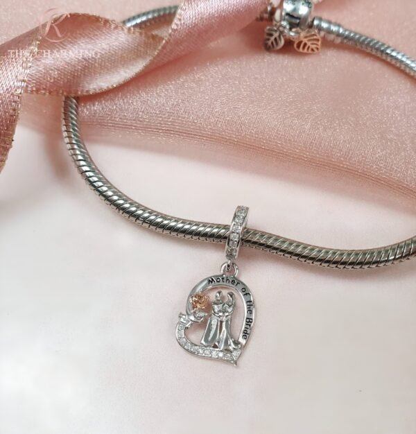 Mother of Bride Charm 925 Sterling Silver - Image 2