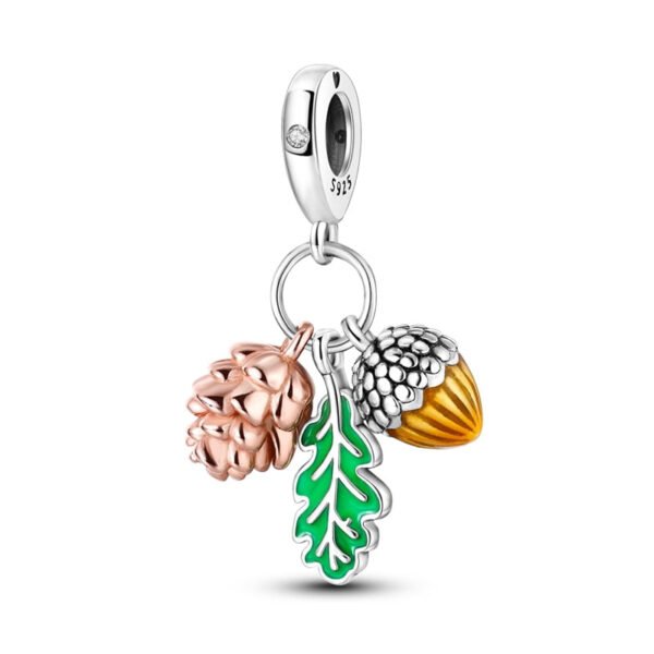 925 Sterling Silver Autumn Charm