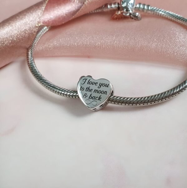 Engraved 16th Birthday Charm 925 Sterling Silver- Personalised With Your Text - Image 6