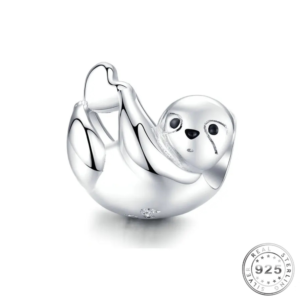 Sloth Charm 925 Sterling Silver