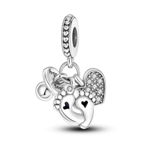925 Sterling Silver Baby Charm